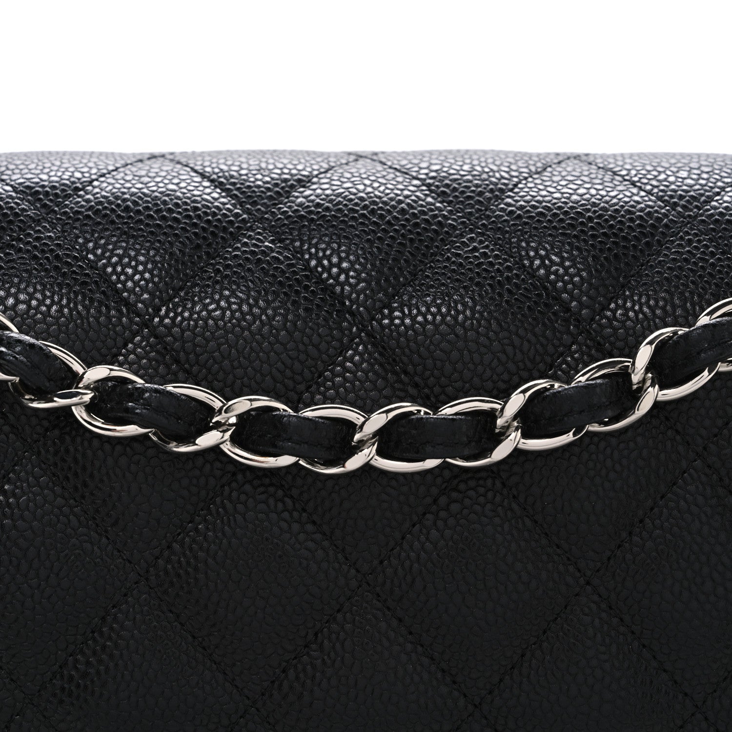 Chanel Caviar Quilted Jumbo Double Flap Black