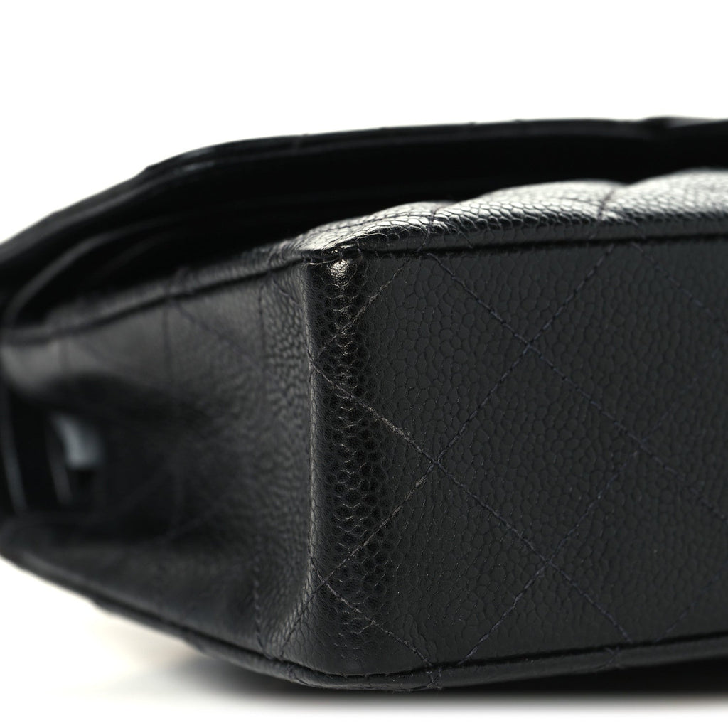 Chanel Caviar Quilted Medium Double Flap Black