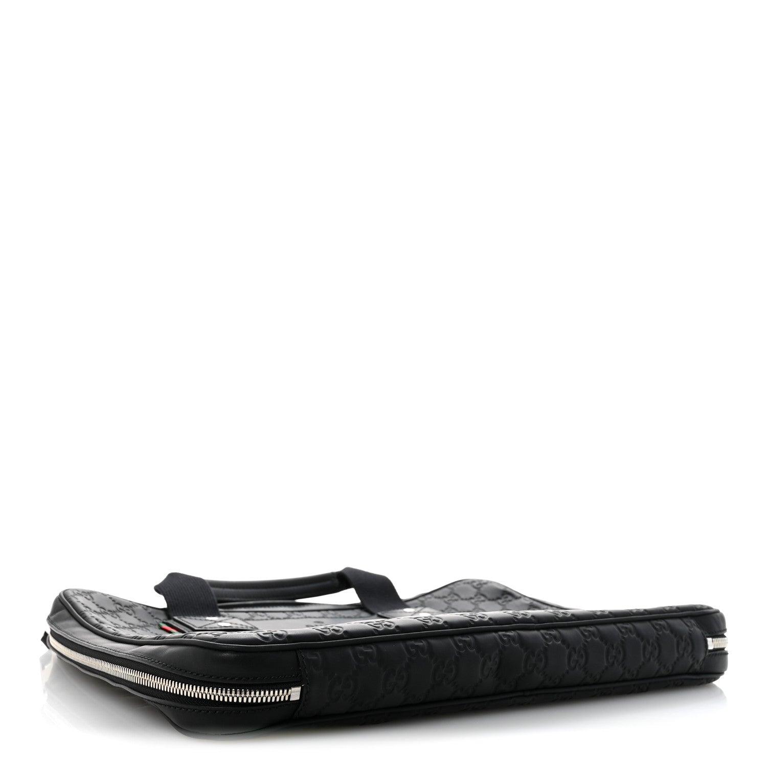 Gucci Rubber Guccissima Laptop Briefcase Black