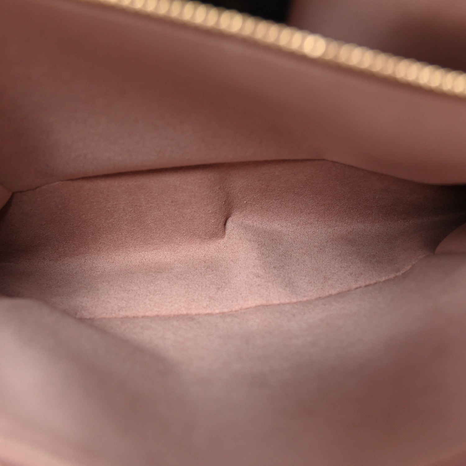 Louis Vuitton Lambskin Embossed Monogram Coussin PM Black