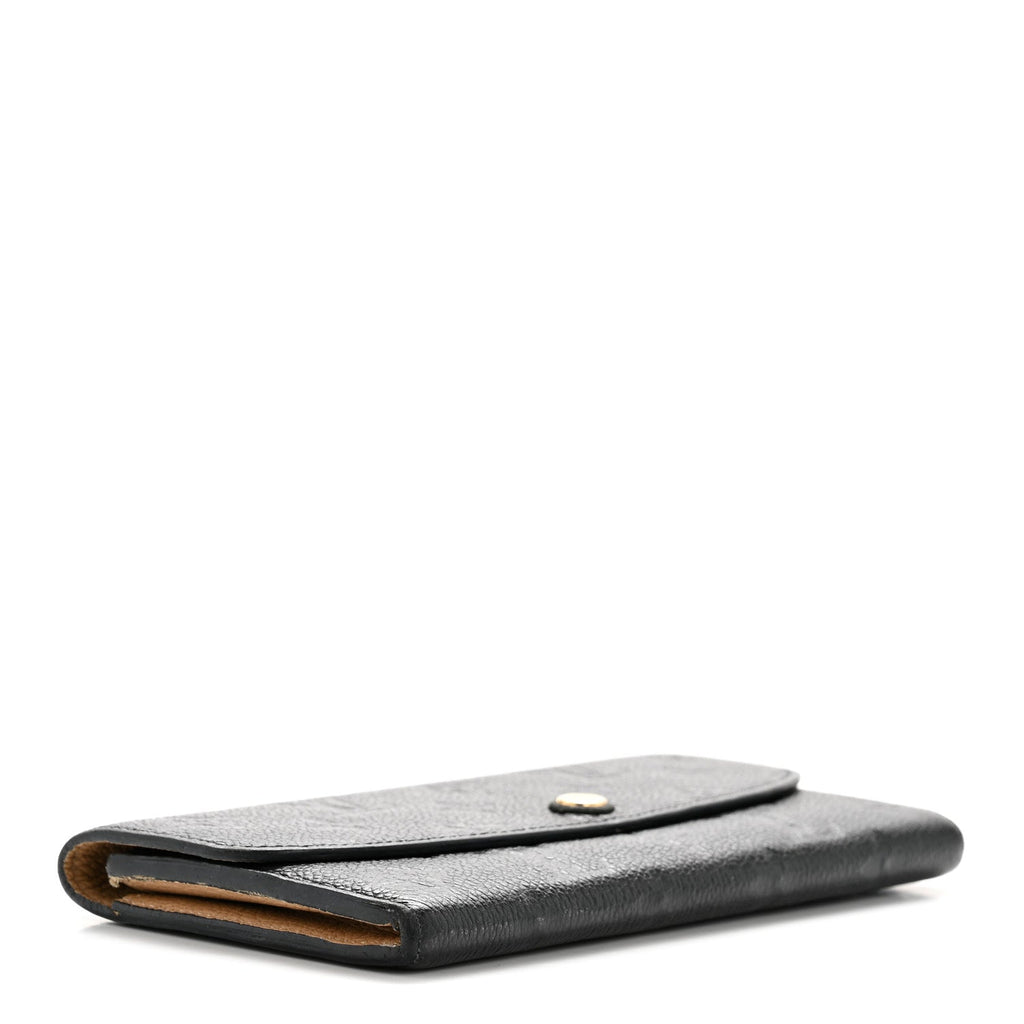 Louis Vuitton Empreinte Emilie Wallet Black Dune