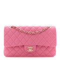 Chanel Caviar Quilted Medium Double Flap Pink