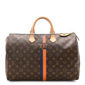 Louis Vuitton Monogram My LV Heritage Speedy 40 Orange Navy