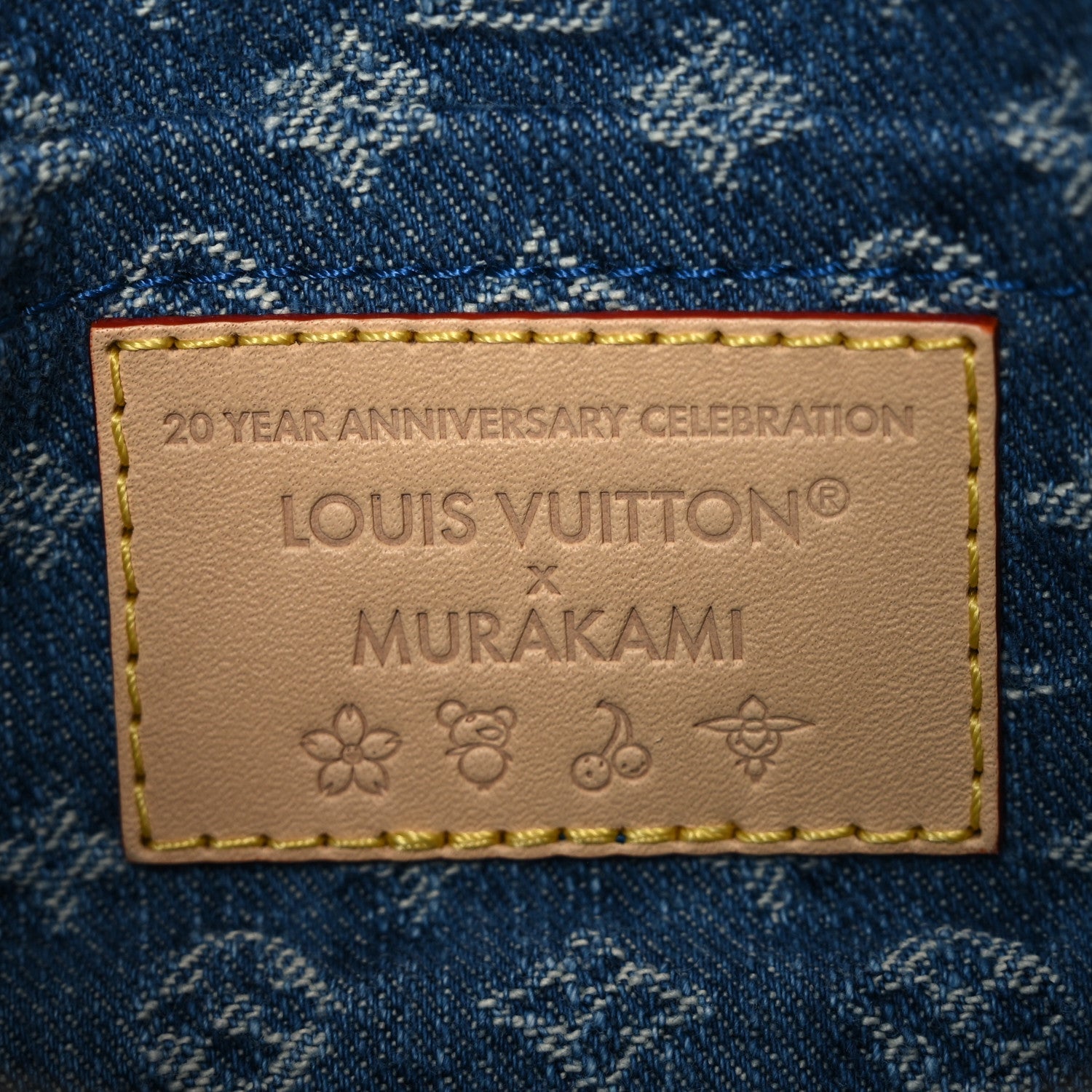 Louis Vuitton LV X TM Monogram Denim Cerises Pochette Accessories Blue