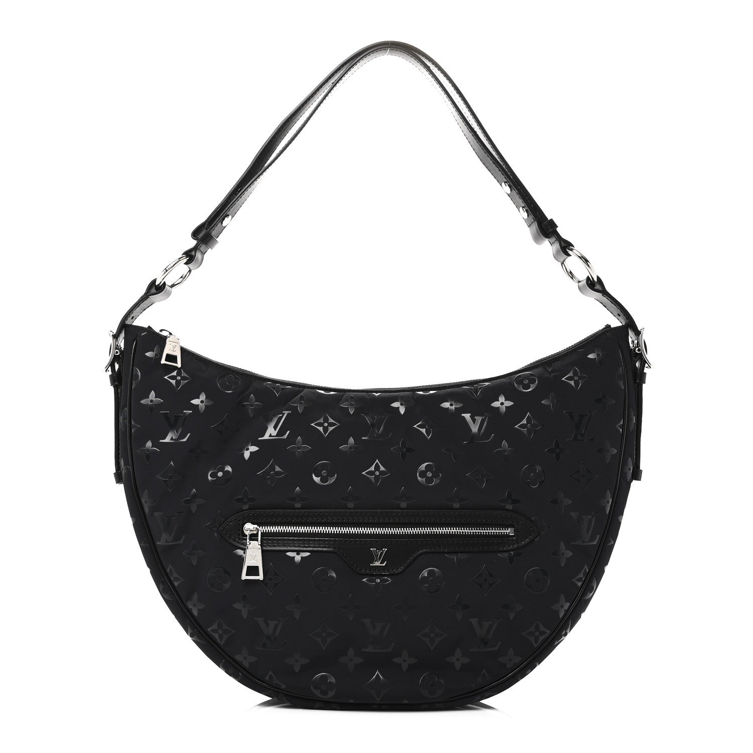 Louis Vuitton Nylon Monogram Loop Pocket Hobo Polar Night