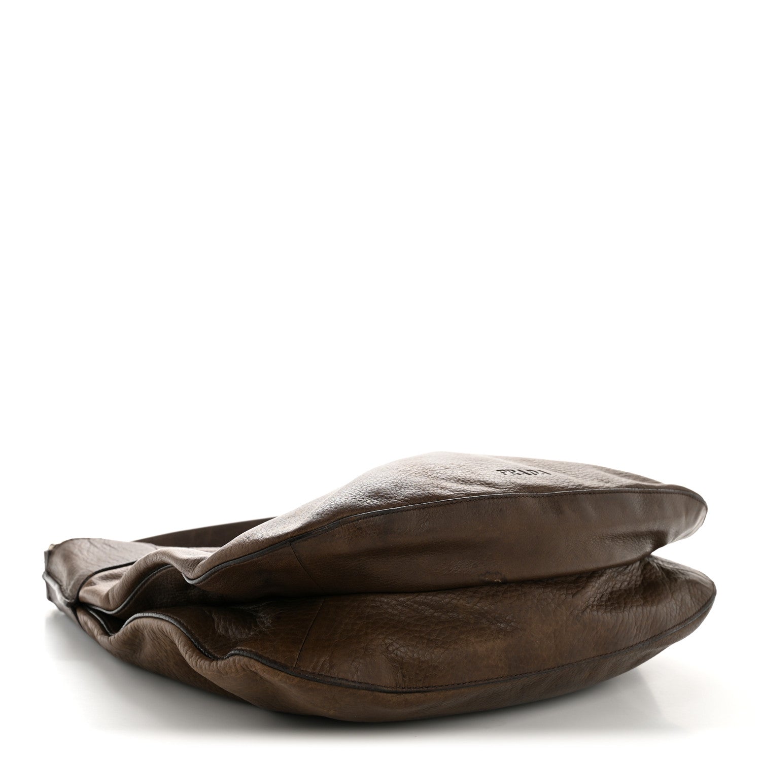 Prada Vitello Daino Hobo  Brown