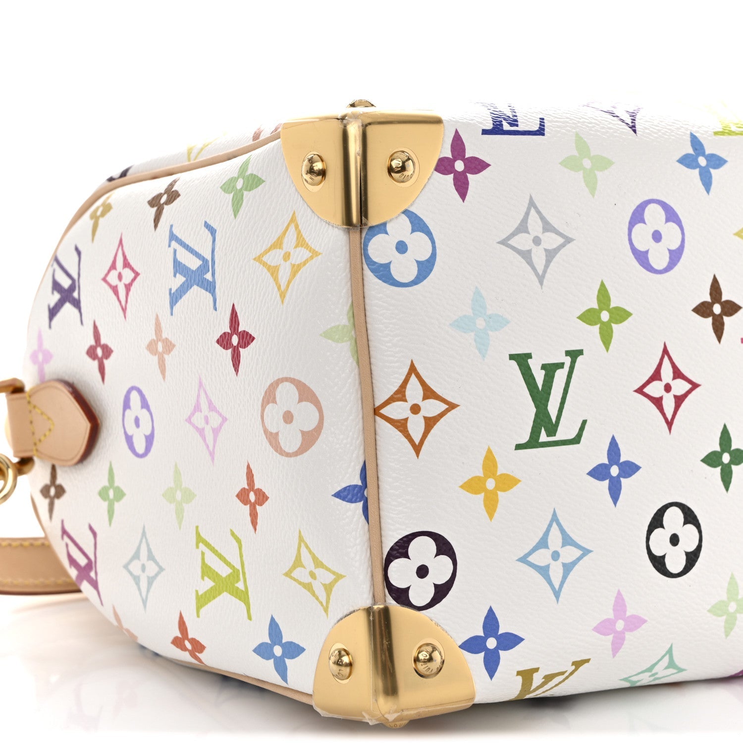 Louis Vuitton LV X TM Monogram Multicolor Speedy Bandouliere 25 White