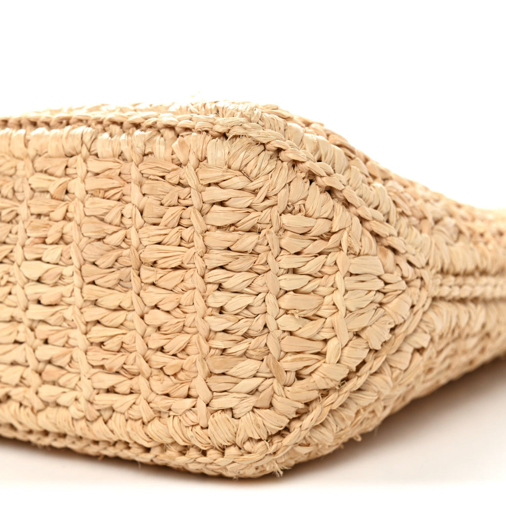 Louis Vuitton Raffia Pochette Voyage Souple Natural Beige