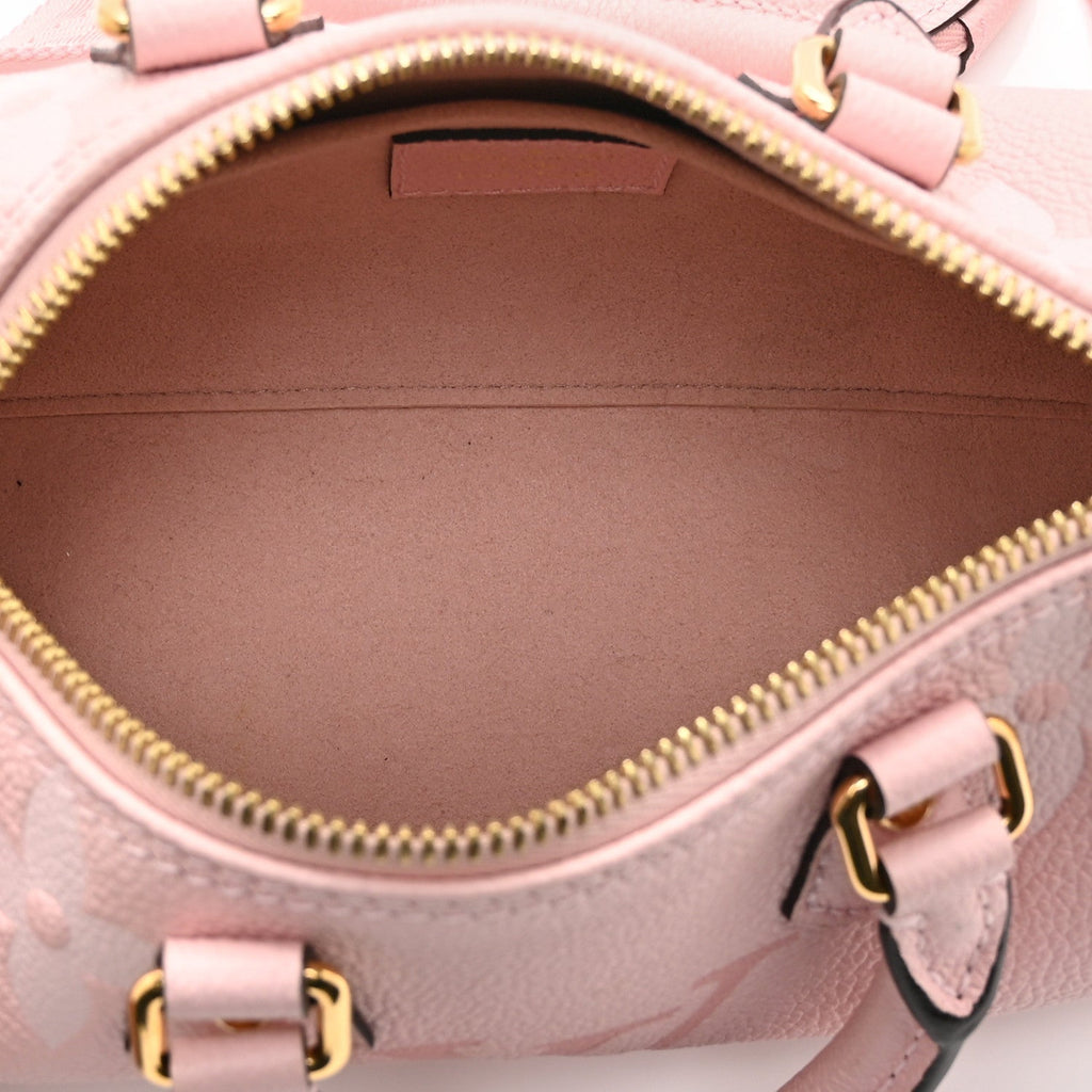 Louis Vuitton Empreinte Monogram Giant By The Pool Papillon BB Bouton De Rose