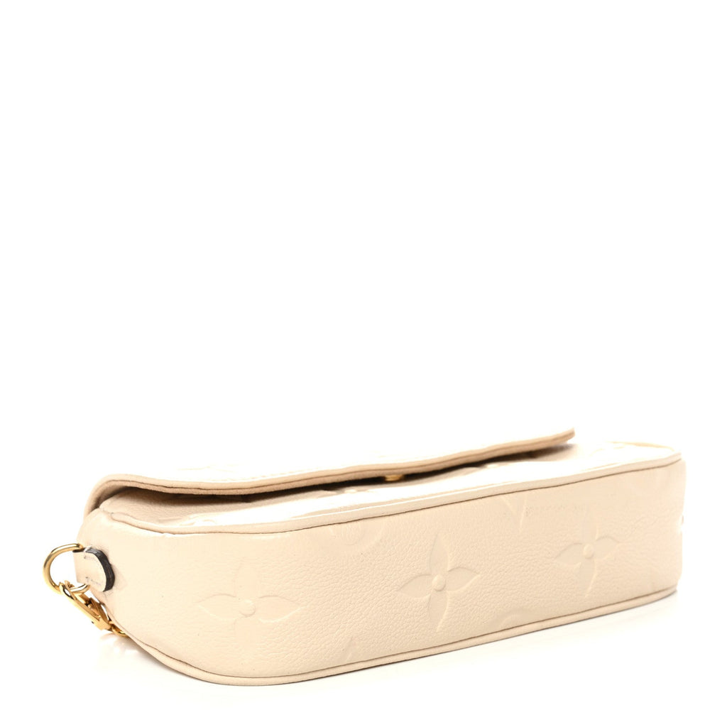 Louis Vuitton Empreinte Monogram Giant Ivy Wallet On Chain Cream