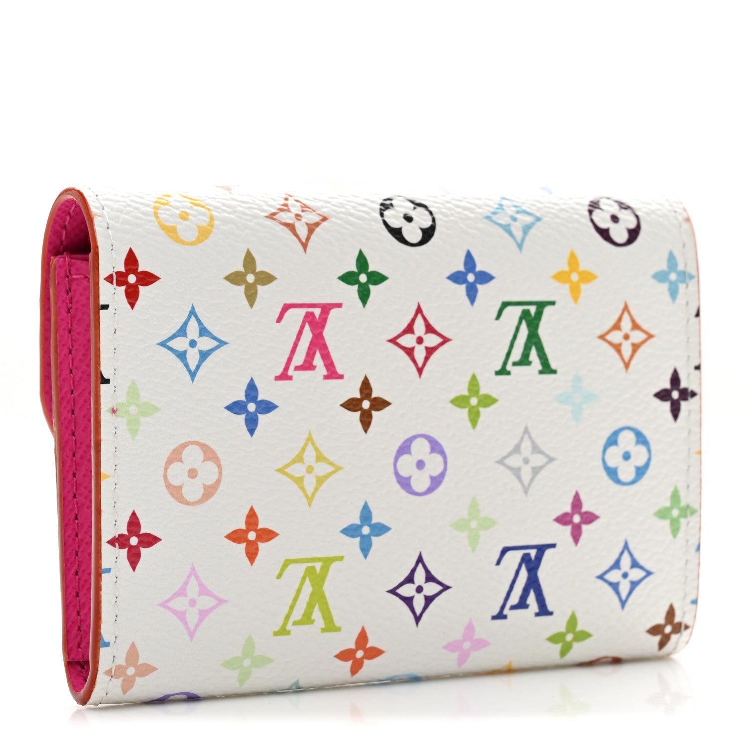 Louis Vuitton LV X TM Monogram Multicolor Rosalie Coin Purse White Kawaii Pink