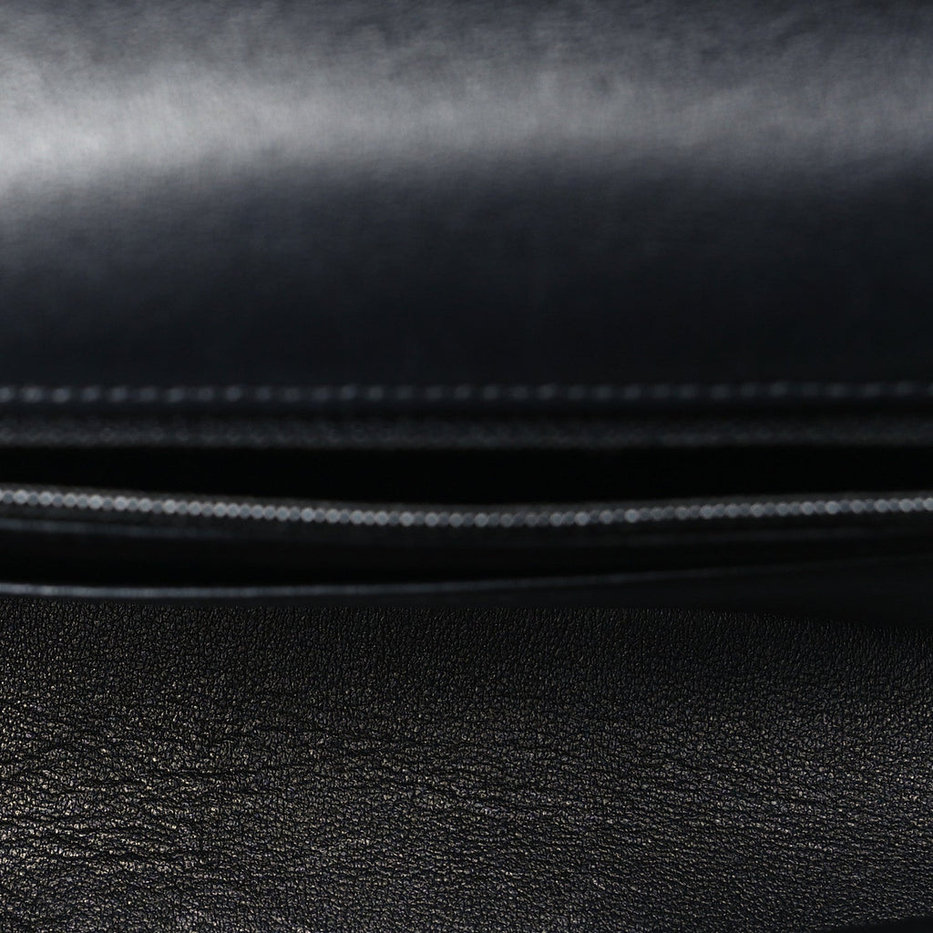 Chanel Lambskin Quilted Mini Rectangular Flap Black