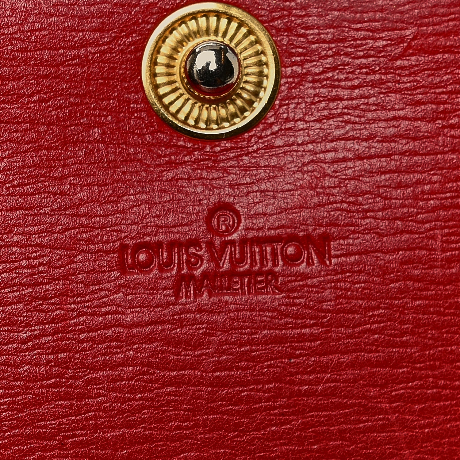 Louis Vuitton Epi Porte Tresor International Wallet Castillan Red