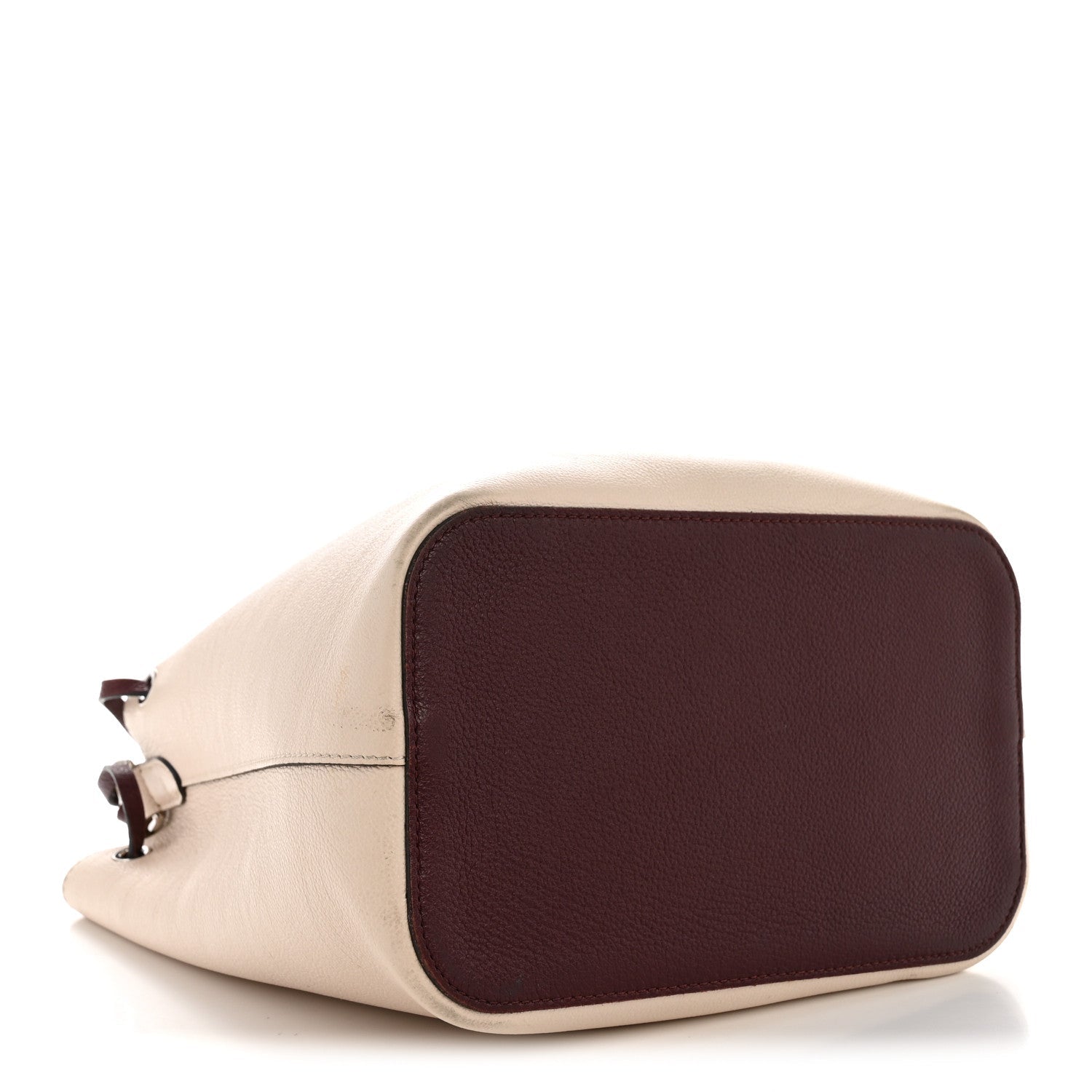 Louis Vuitton Calfskin Lockme Bucket Soie Quartz Calla