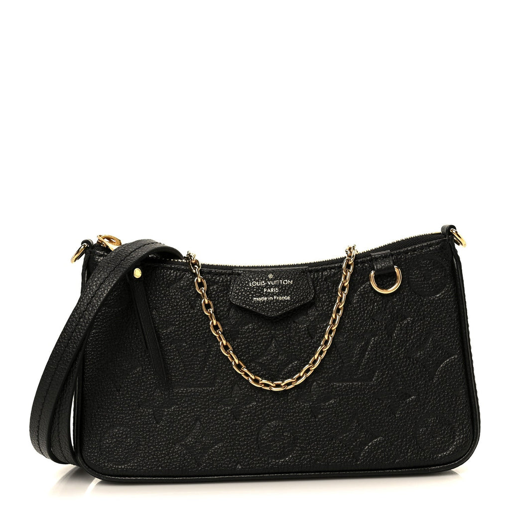 Louis Vuitton Empreinte Easy Pouch On Strap Black