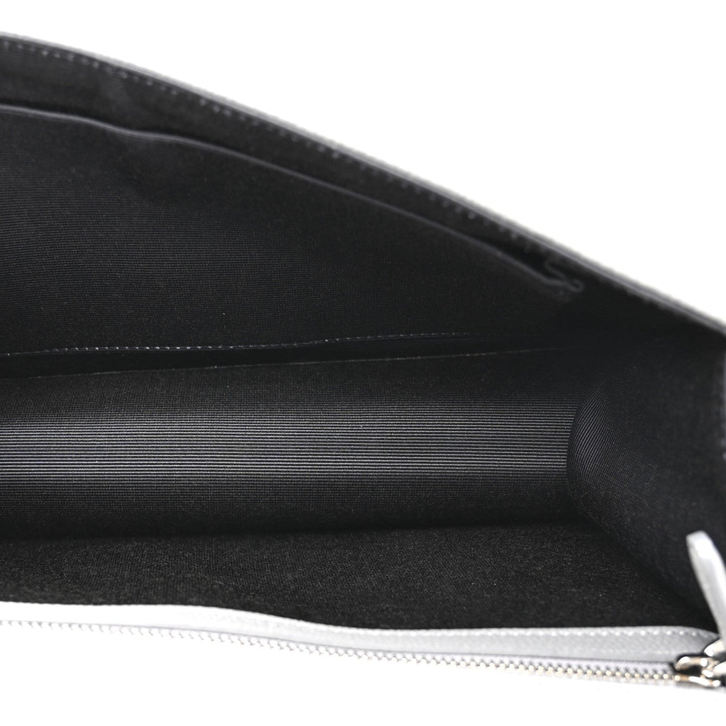 Christian Dior Grained Calfskin Medium Diorama Flap Bag Gris
