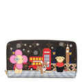 Louis Vuitton Monogram 2021 Christmas Animation London Zippy Wallet