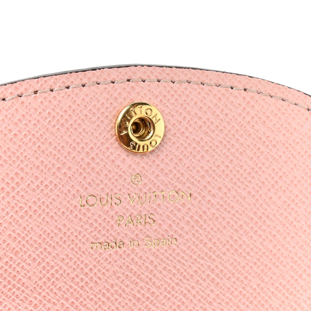 Louis Vuitton Damier Ebene Rosalie Coin Purse Rose Ballerine