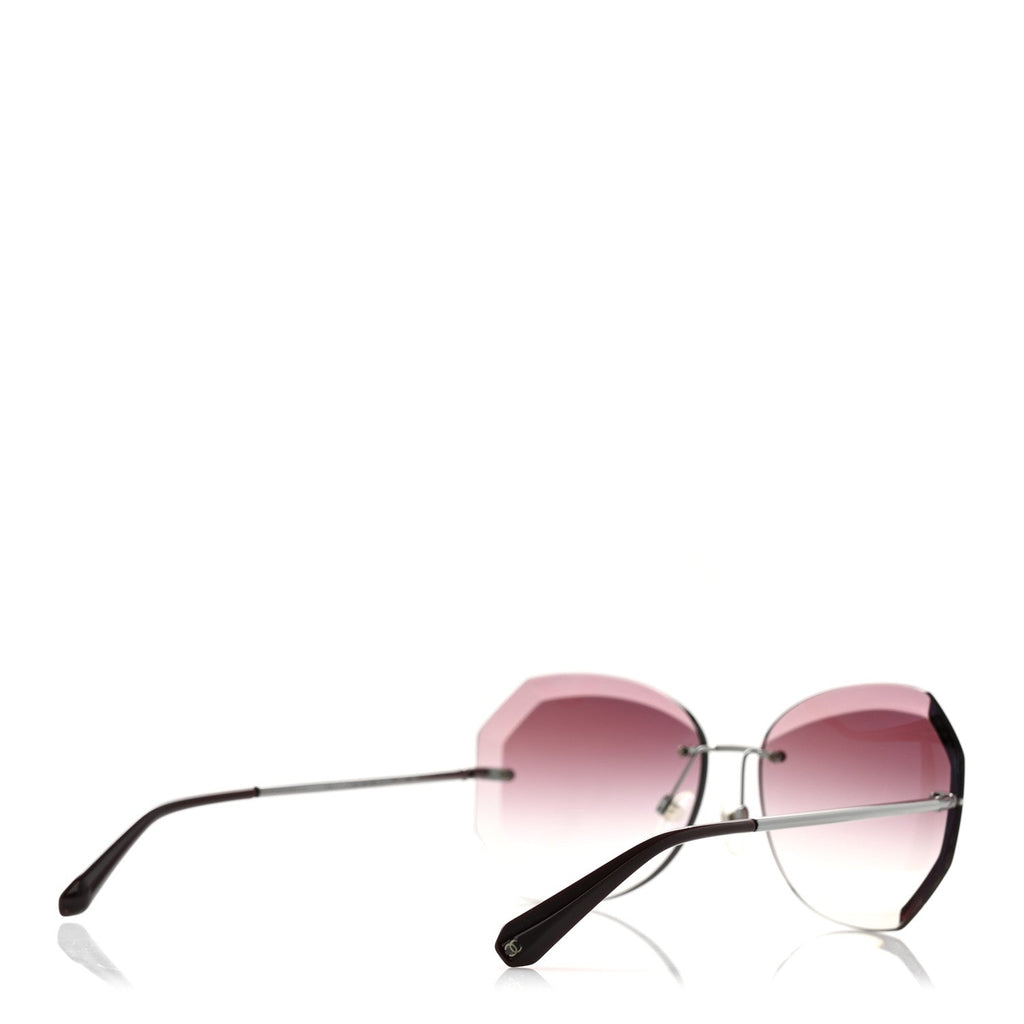 Metal Spring Round Sunglasses 4220 Pink