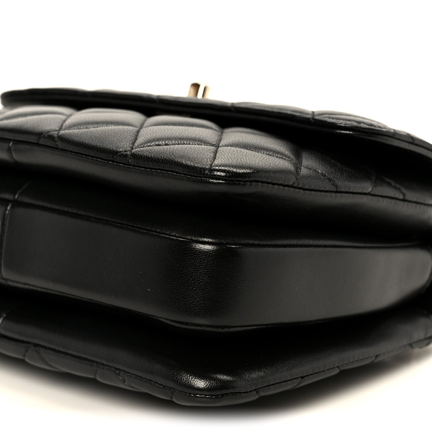 Chanel Lambskin Quilted Small Trendy CC Dual Handle Flap Bag Black