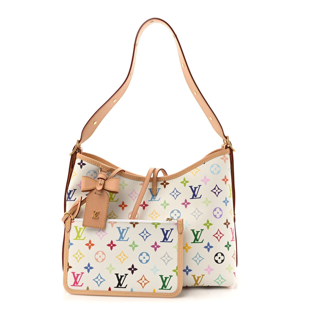 Louis Vuitton LV X TM Monogram Multicolor CarryAll PM White