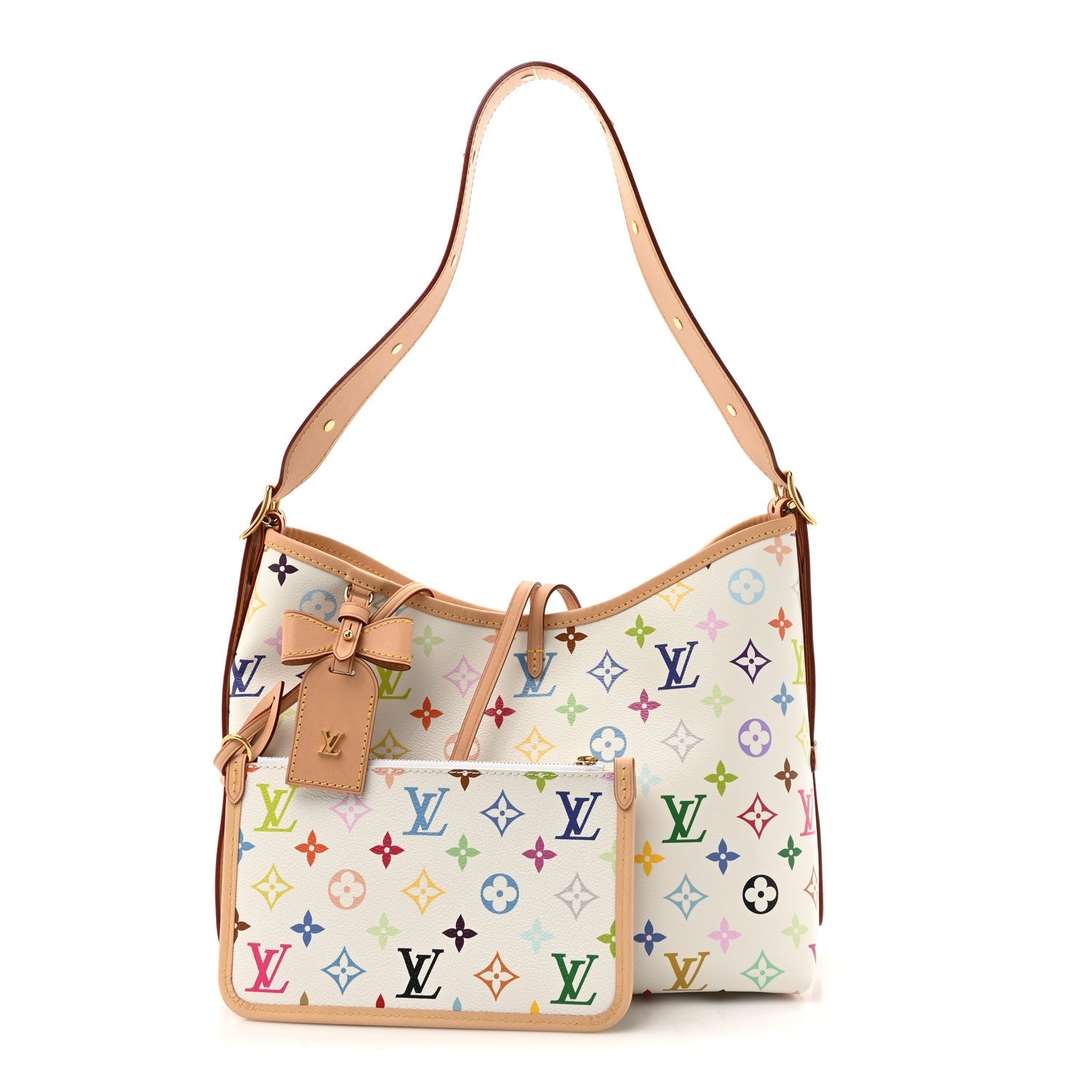Louis Vuitton LV X TM Monogram Multicolor CarryAll PM White