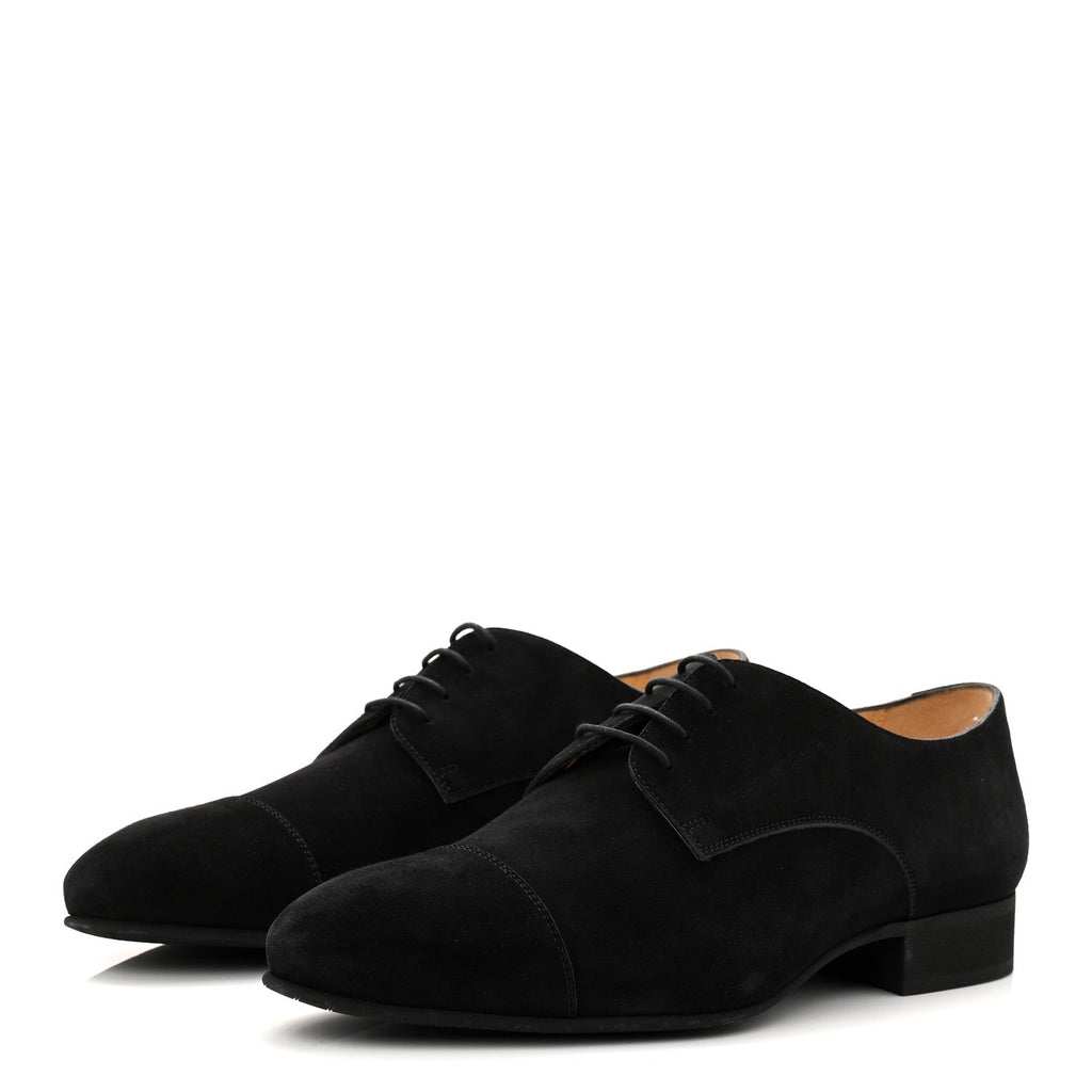 Chanel Veau Velours Mens Loafers 45 Black