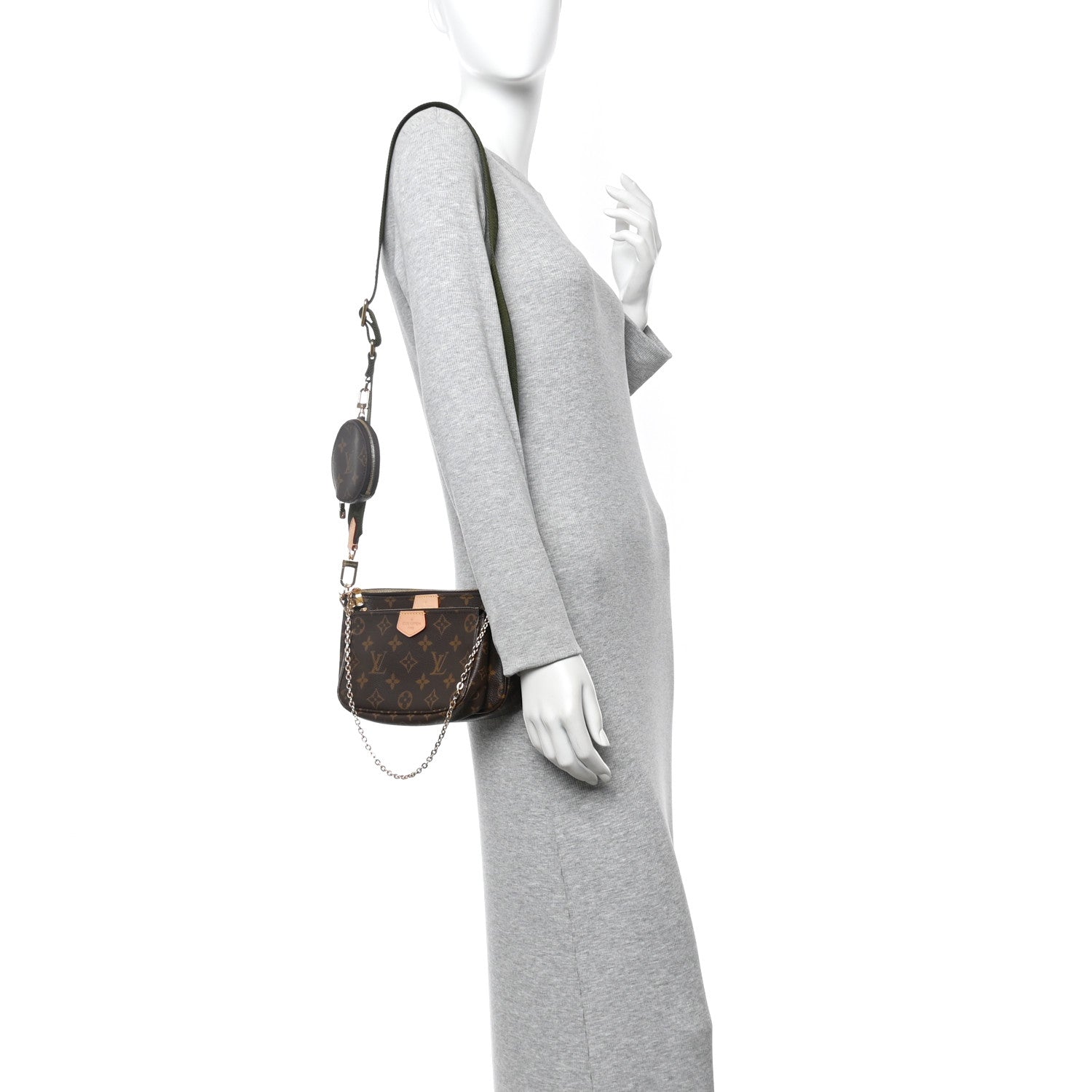 Louis Vuitton Monogram Multi Pochette Accessories Kaki