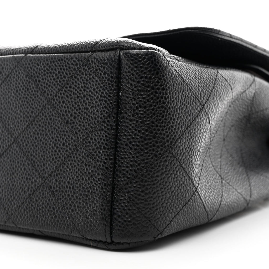 Chanel Caviar Quilted Maxi Double Flap Black