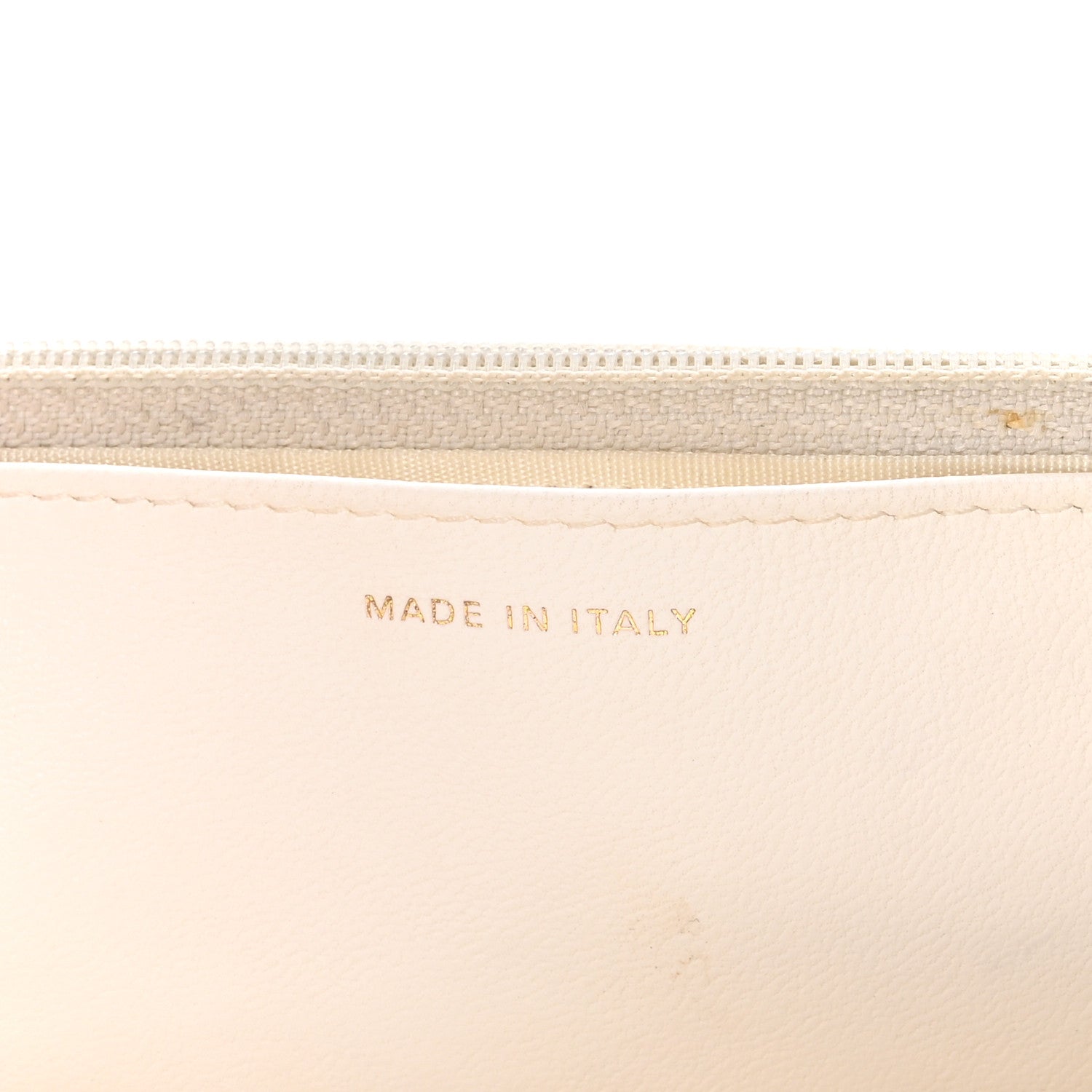 Chanel Lambskin Quilted Romance Wallet On Chain WOC White
