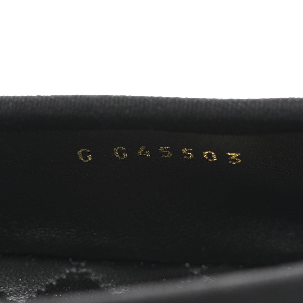 Lambskin Mary Jane Flats 37 Black