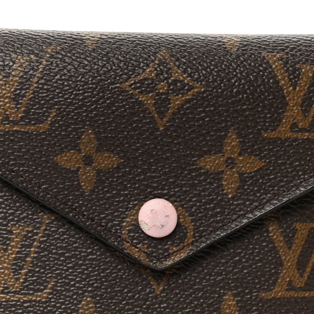 Louis Vuitton Monogram Victorine Wallet Rose Ballerine