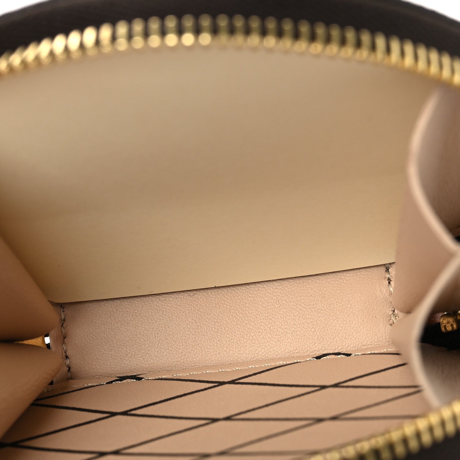 Louis Vuitton Calfskin Catogram Micro Boite Chapeau Marron