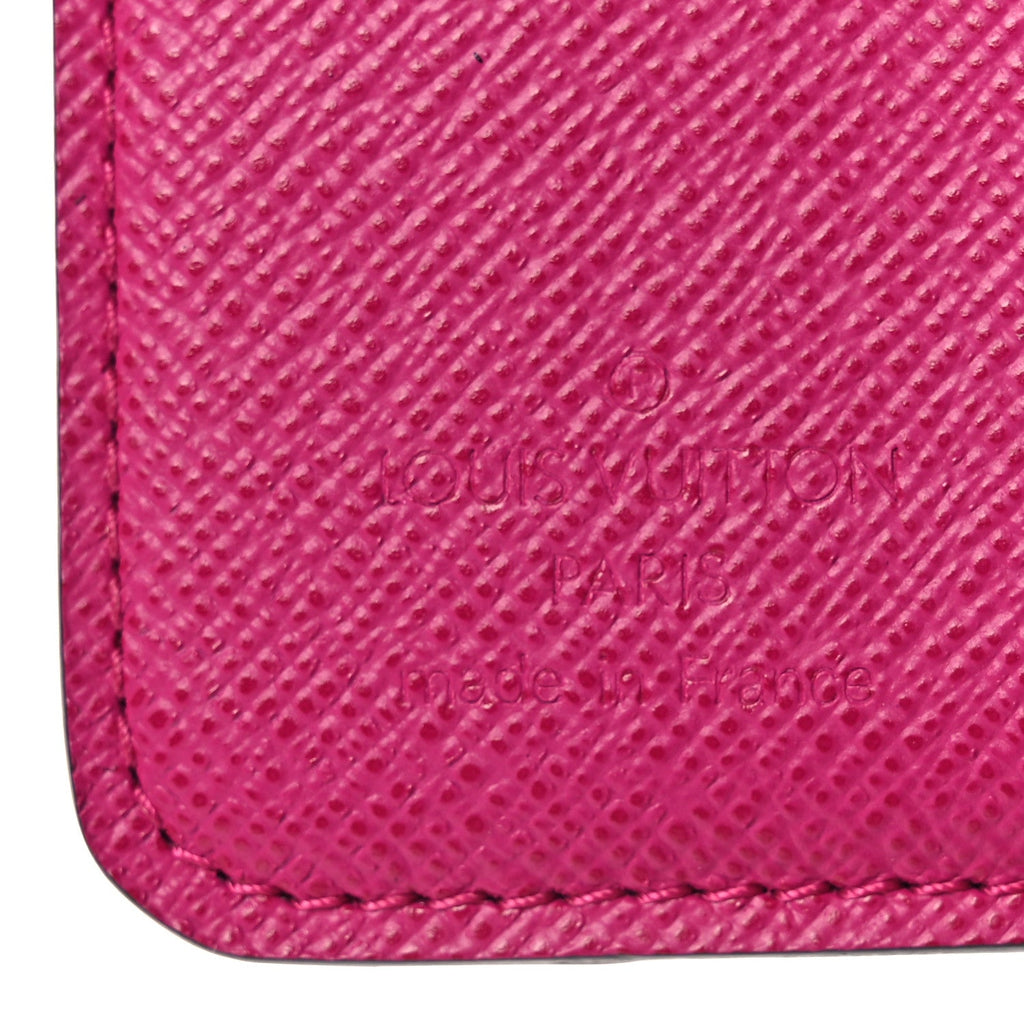 Louis Vuitton Monogram Perforated Compact Zipped Wallet Fuchsia
