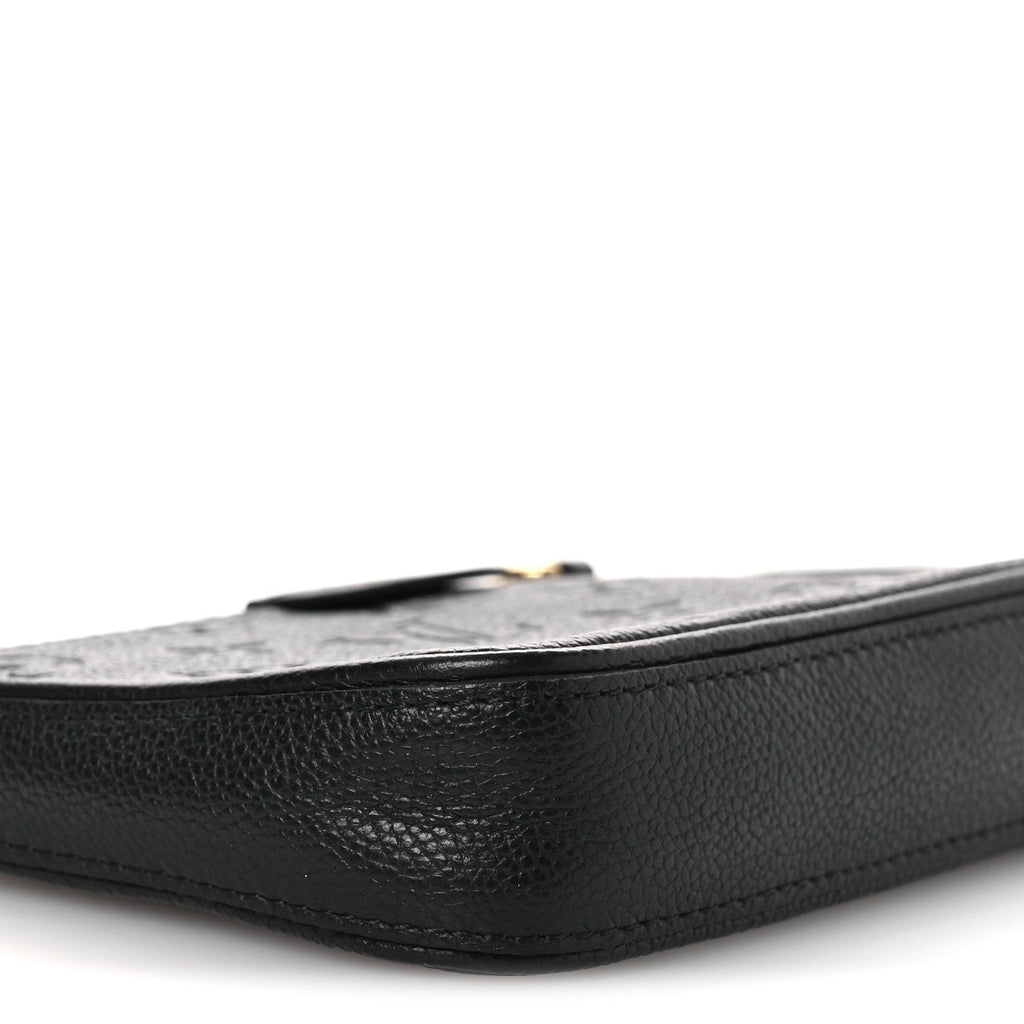 Louis Vuitton Empreinte Easy Pouch On Strap Black