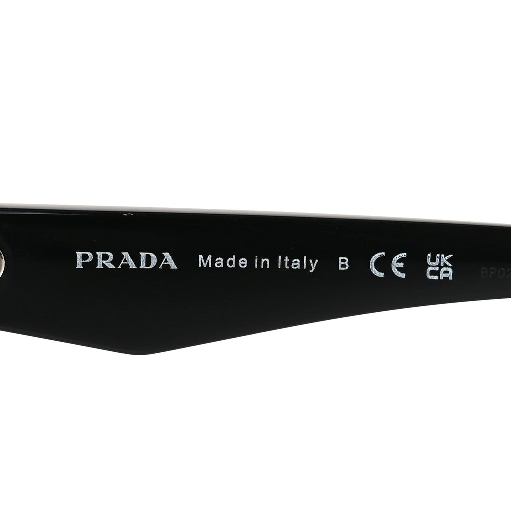 Prada Acetate Logo Sunglasses SPR A02-F Black