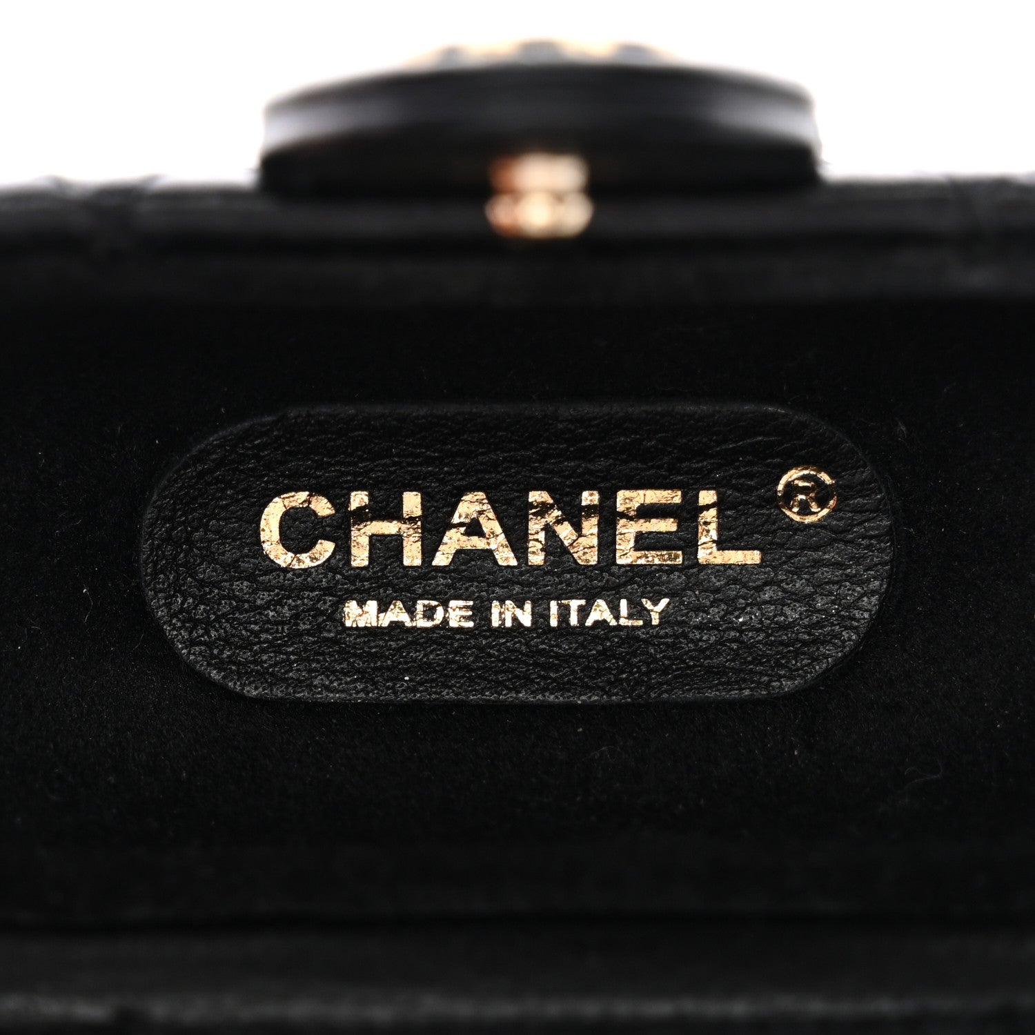 Lambskin Quilted Airpods Pro Case With Chain Black