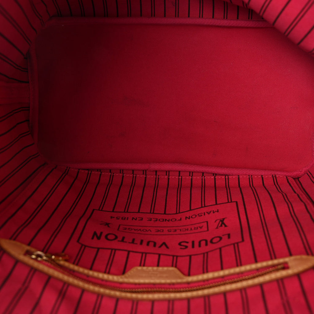 Louis Vuitton Monogram Bay Neverfull MM Rose Ballerine Poppy