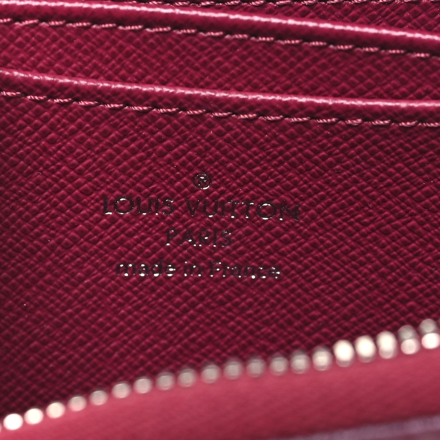 Louis Vuitton Epi Zippy Coin Purse Fuchsia