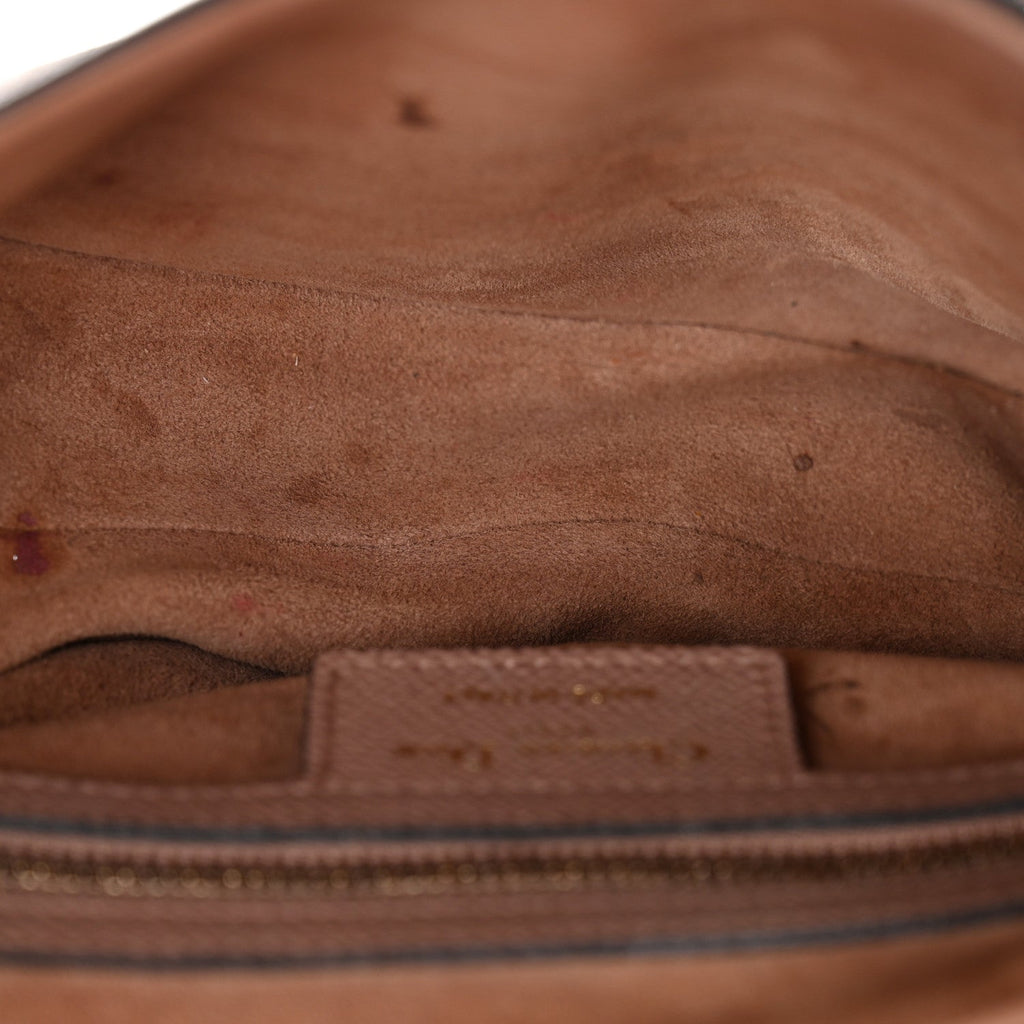 Christian Dior Grained Calfskin Saddle Bag Fard