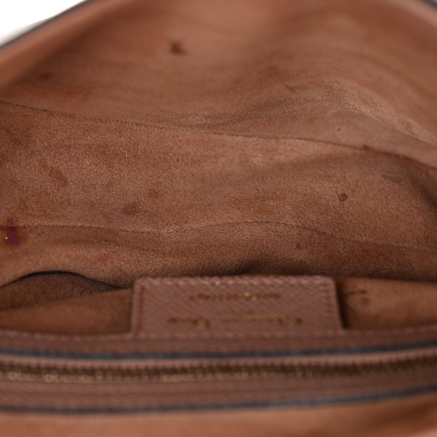Christian Dior Grained Calfskin Saddle Bag Fard