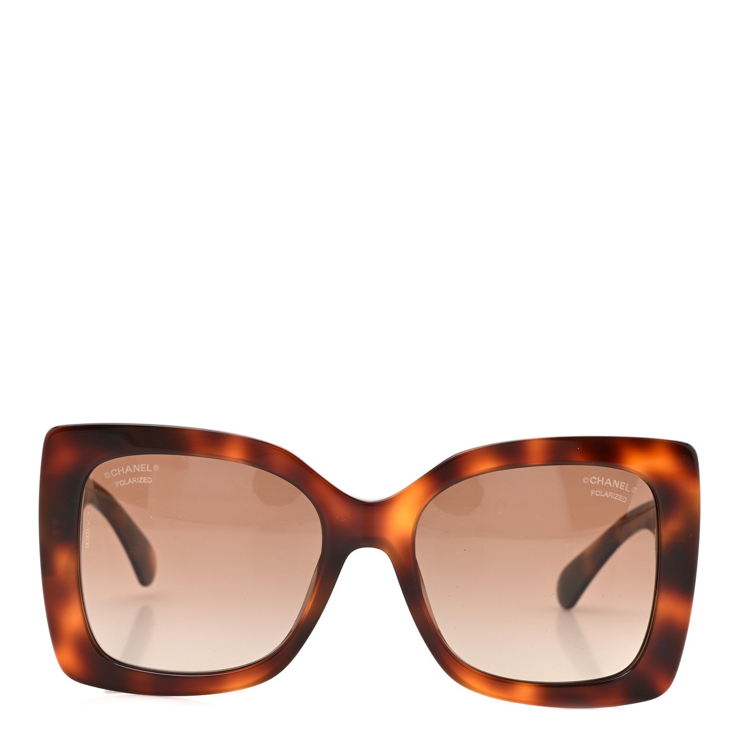 Chanel Square Polarized CC Sunglasses 5494 Tortoise Brown