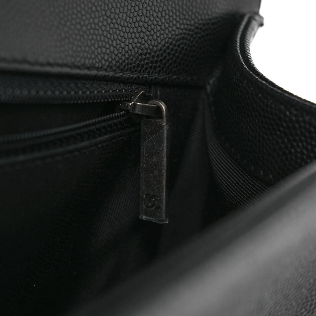 Chanel Caviar Quilted New Medium Boy Flap Black