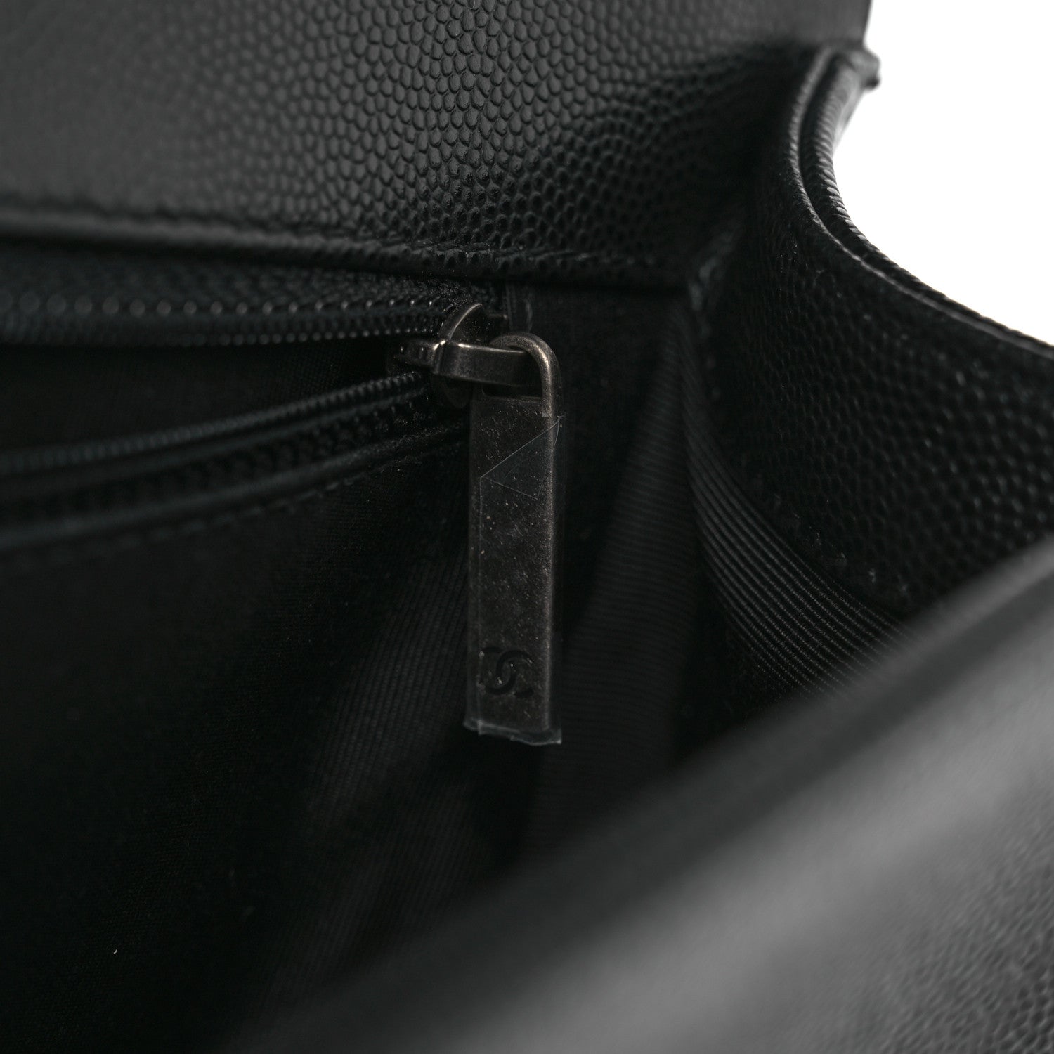 Chanel Caviar Quilted New Medium Boy Flap Black