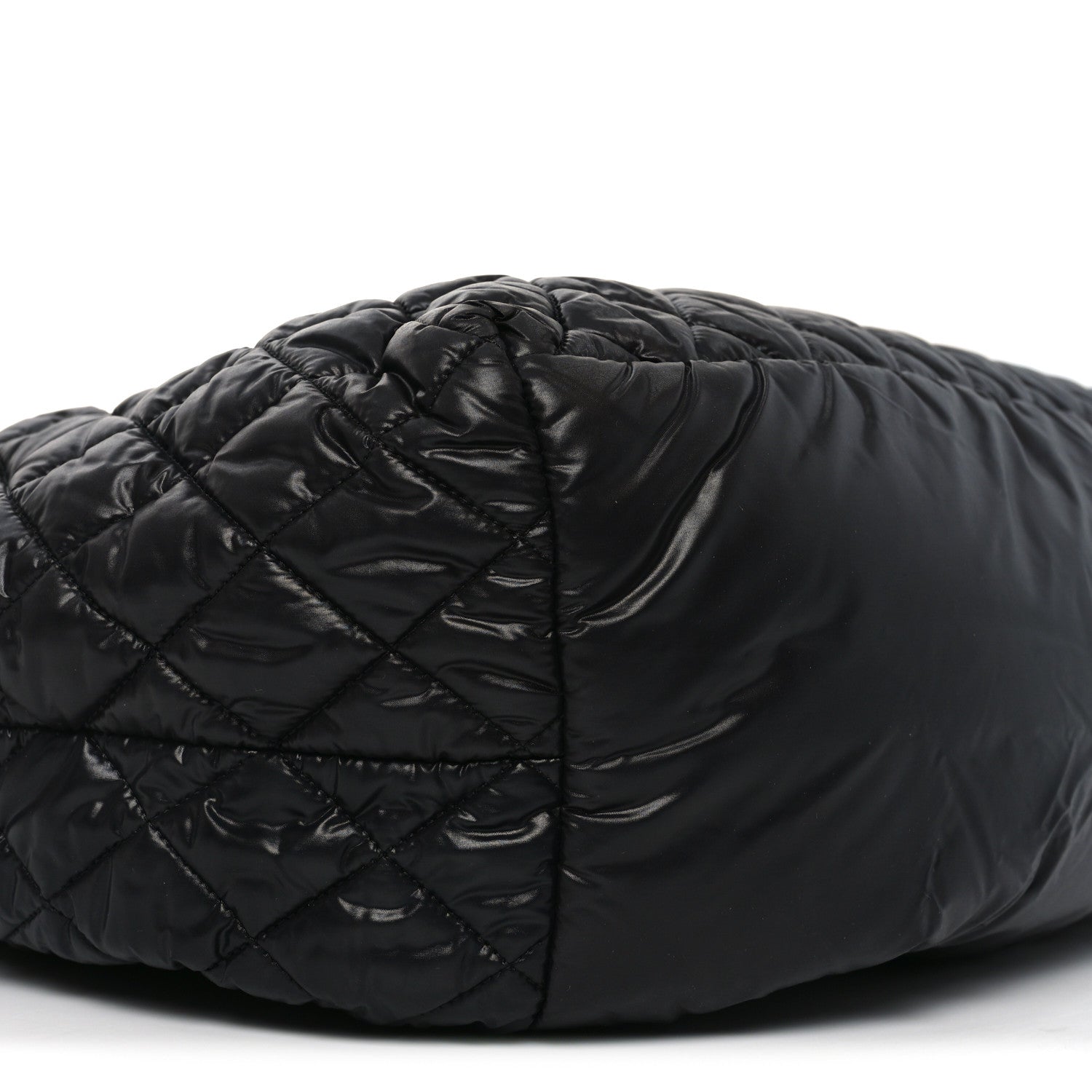 Chanel Nylon Quilted Large Coco Cocoon Tote Black