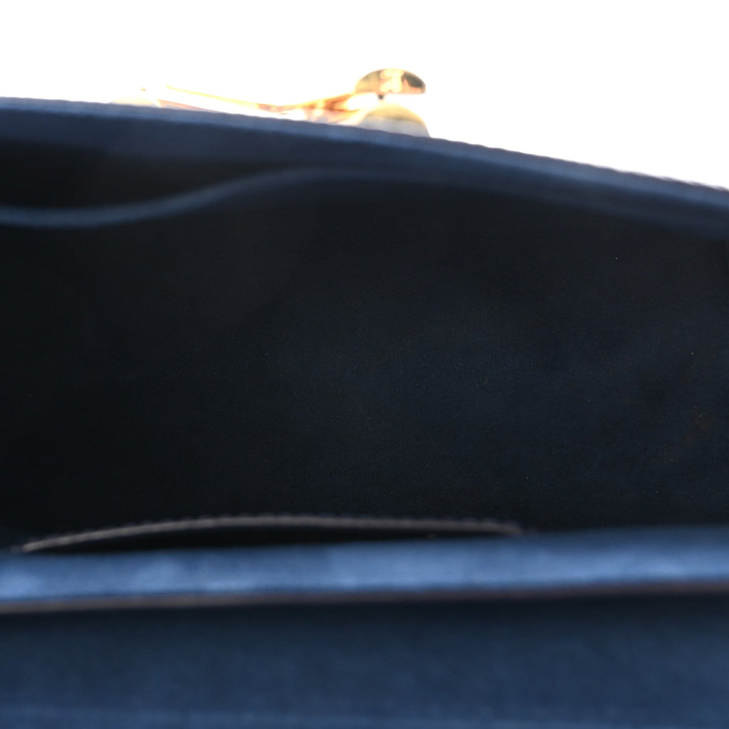 Louis Vuitton Epi Twist Shoulder Bag MM Indigo