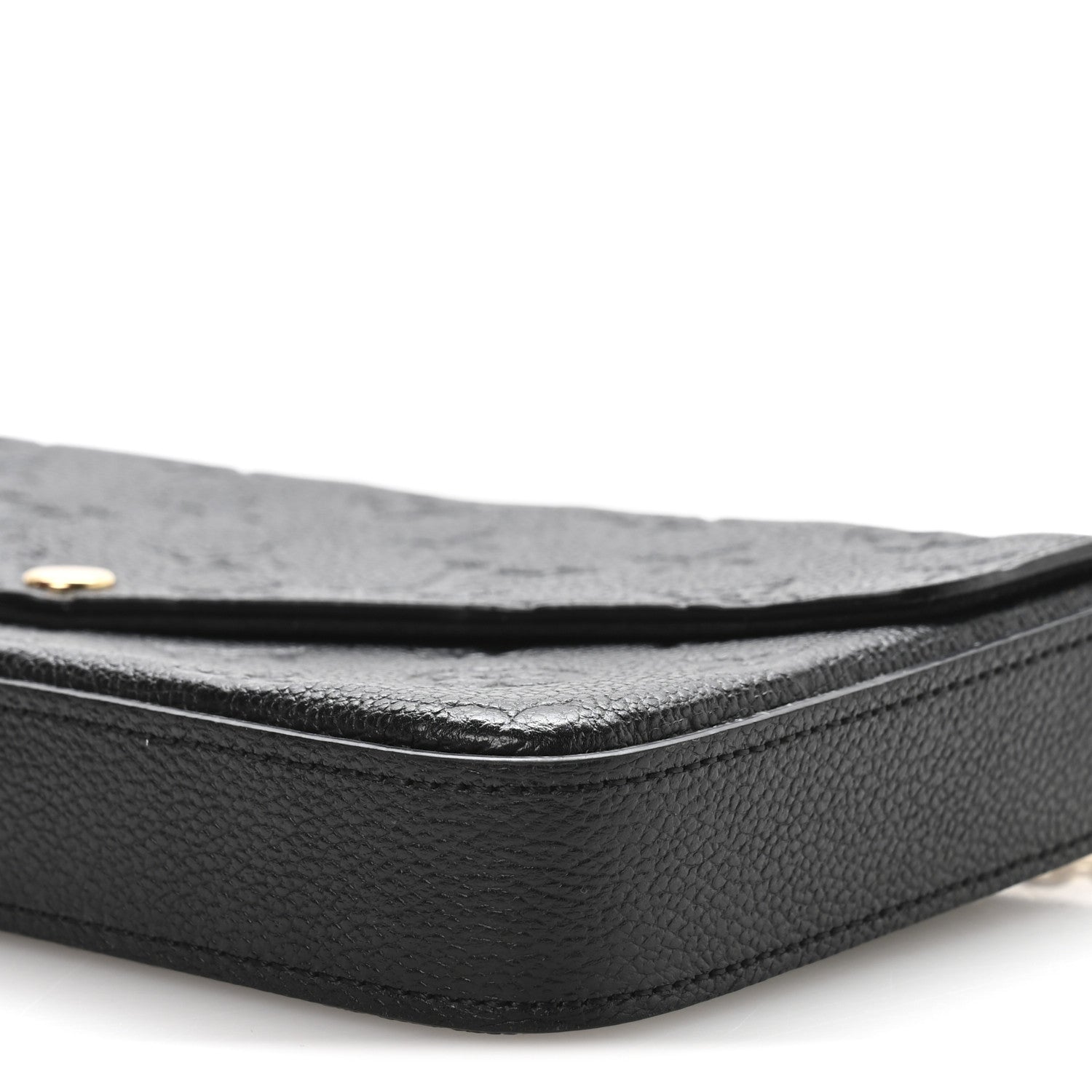 Louis Vuitton Empreinte Pochette Felicie Chain Wallet Black