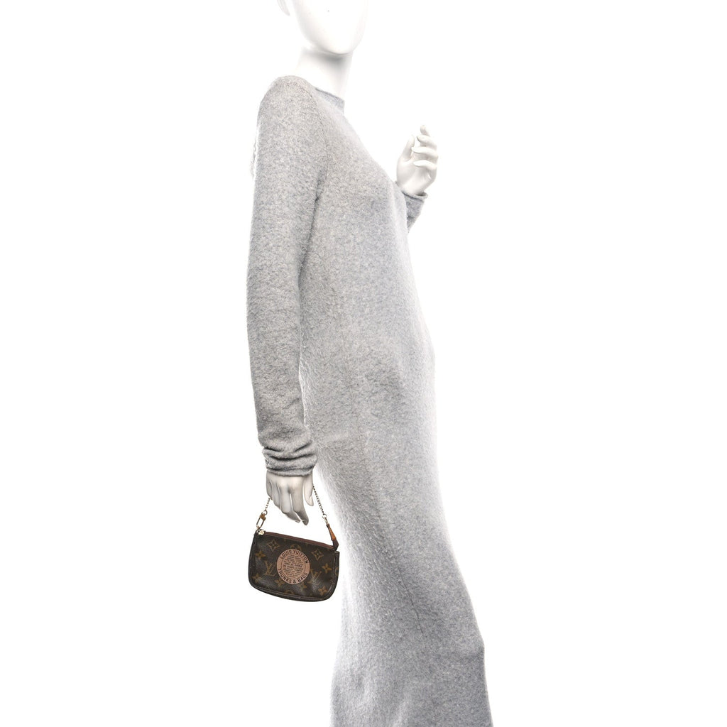 Louis Vuitton Monogram Complice Trunks and Bags Mini Pochette Accessories Beige