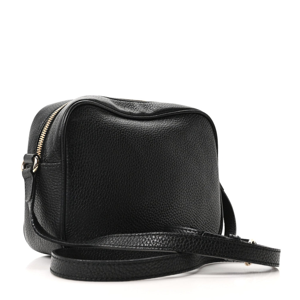 Gucci Pebbled Calfskin Small Soho Disco Bag Black