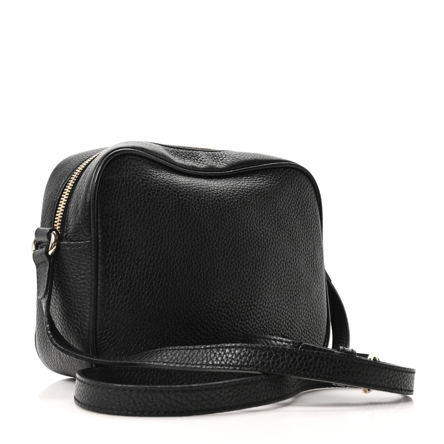 Gucci Pebbled Calfskin Small Soho Disco Bag Black